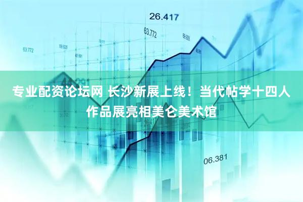专业配资论坛网 长沙新展上线！当代帖学十四人作品展亮相美仑美术馆